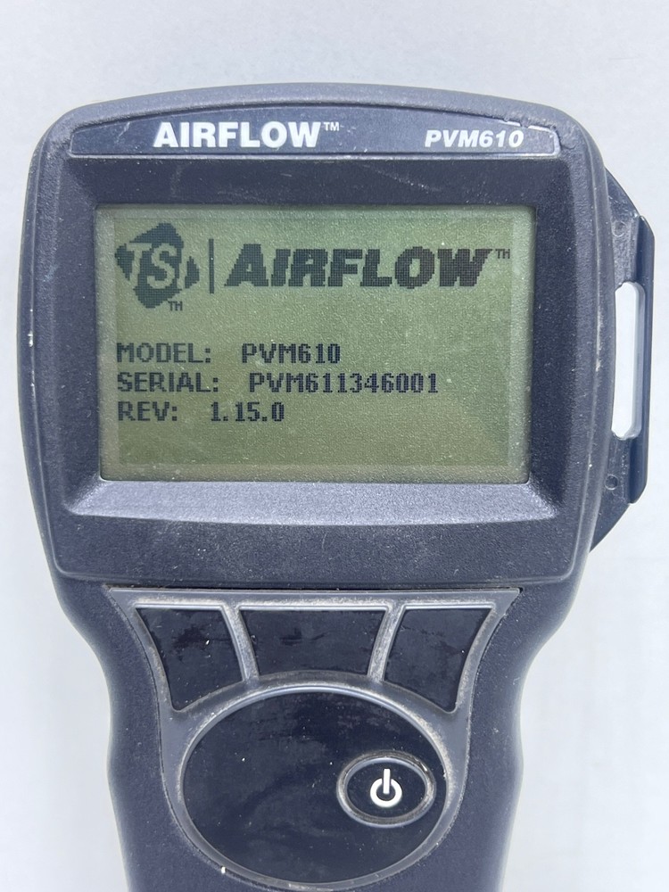 Airflow PVM610 Micromanometer (Battery Cover is Missing)
