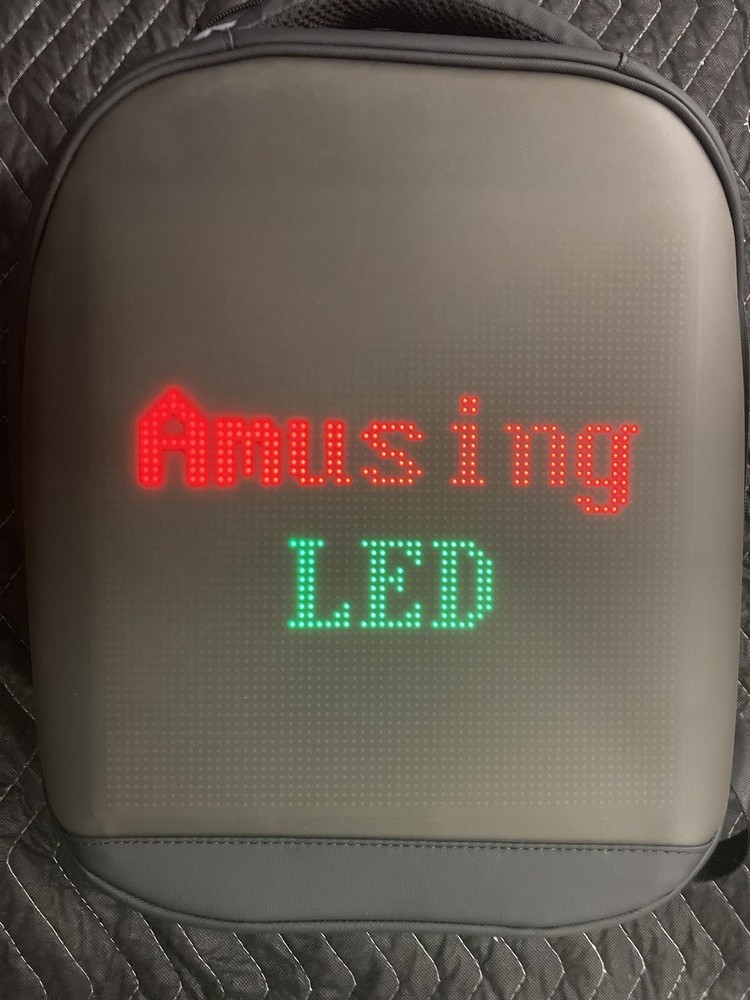 LED Backpack with Full-color screen, Laptop Backpack, DIY programming