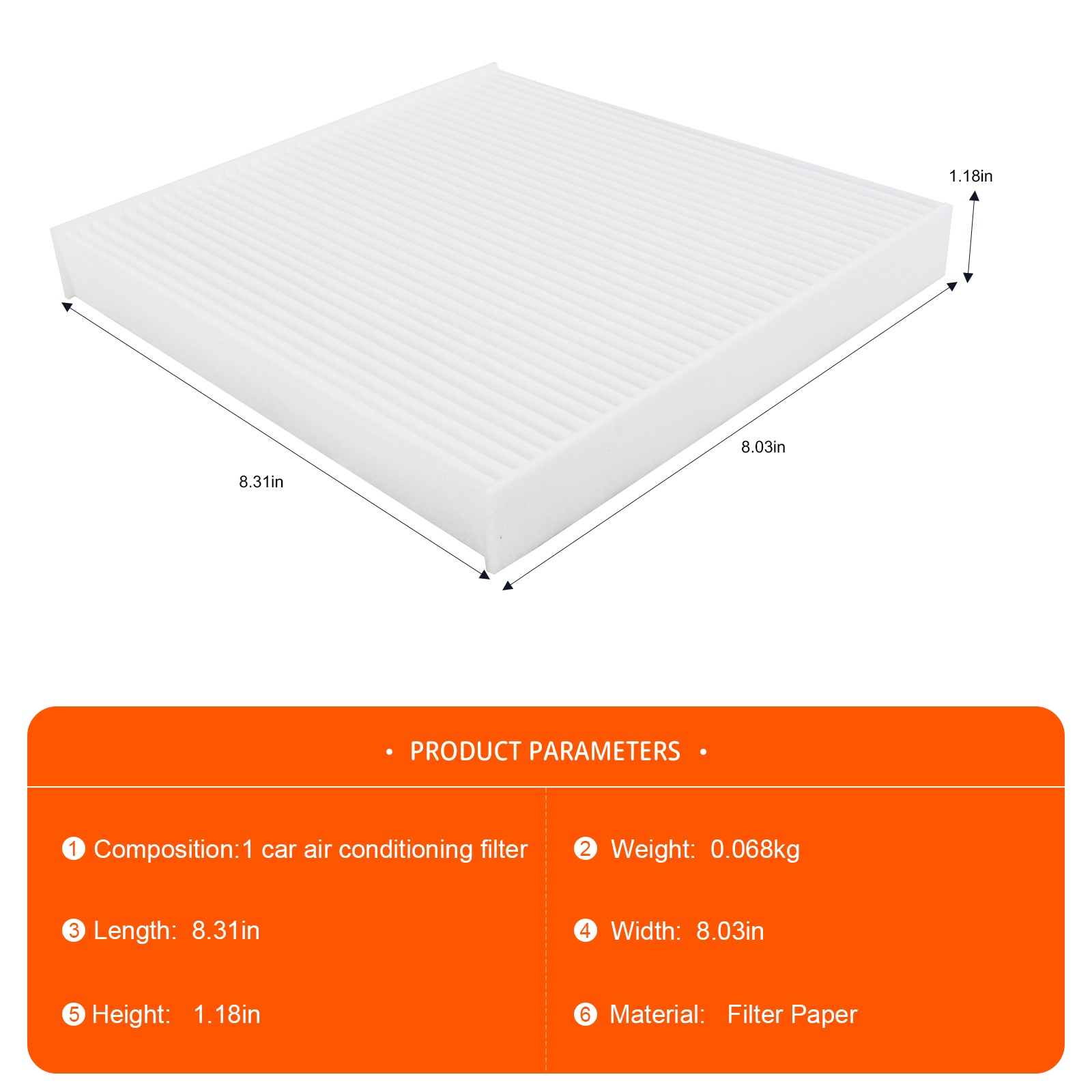 PREMIUM COMBO SET AIR FILTER + CABIN AIR FILTER For 2016-2022 HONDA CIVIC 2.0L