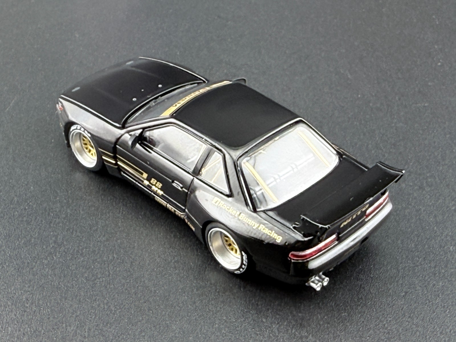 Pop Race Pandem Silvia S13 Black 640289 1/64