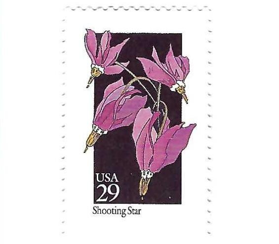 STAMP US SCOTT 2654 "Wild Flowers Shooting Star" 29 CENT 1992 MNH