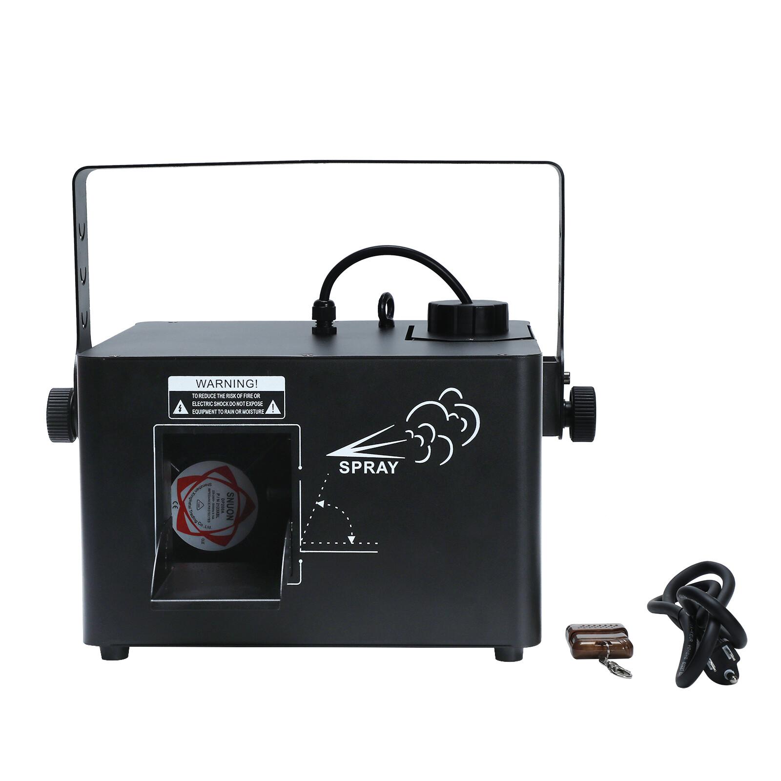 DMX 1500W Low Profile Hazer Haze Smoke Fog Machine Theater DJ Stage Effect & RC