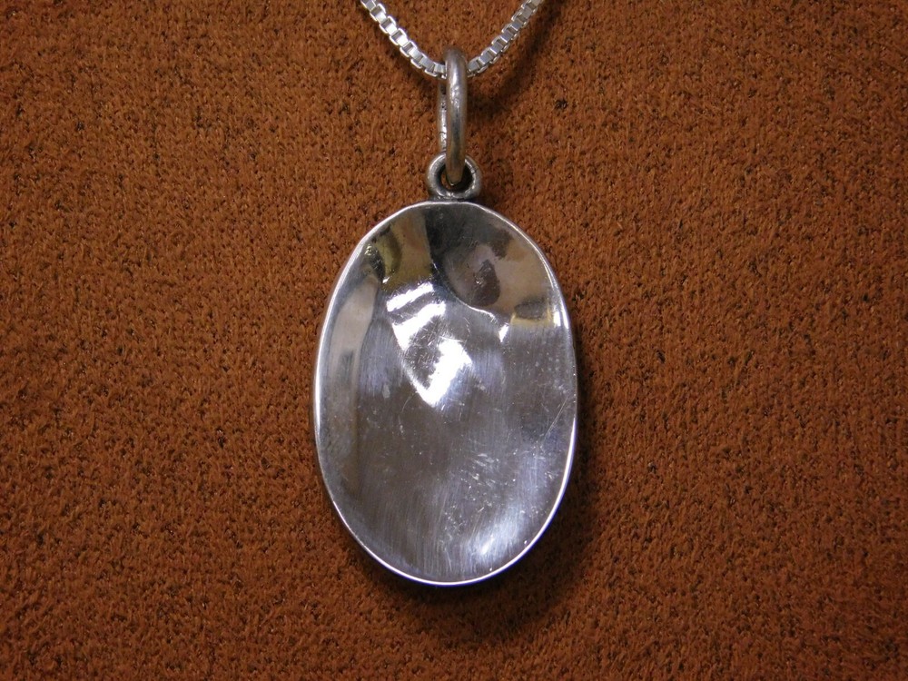 Vintage Sterling Silver Overlay Necklace