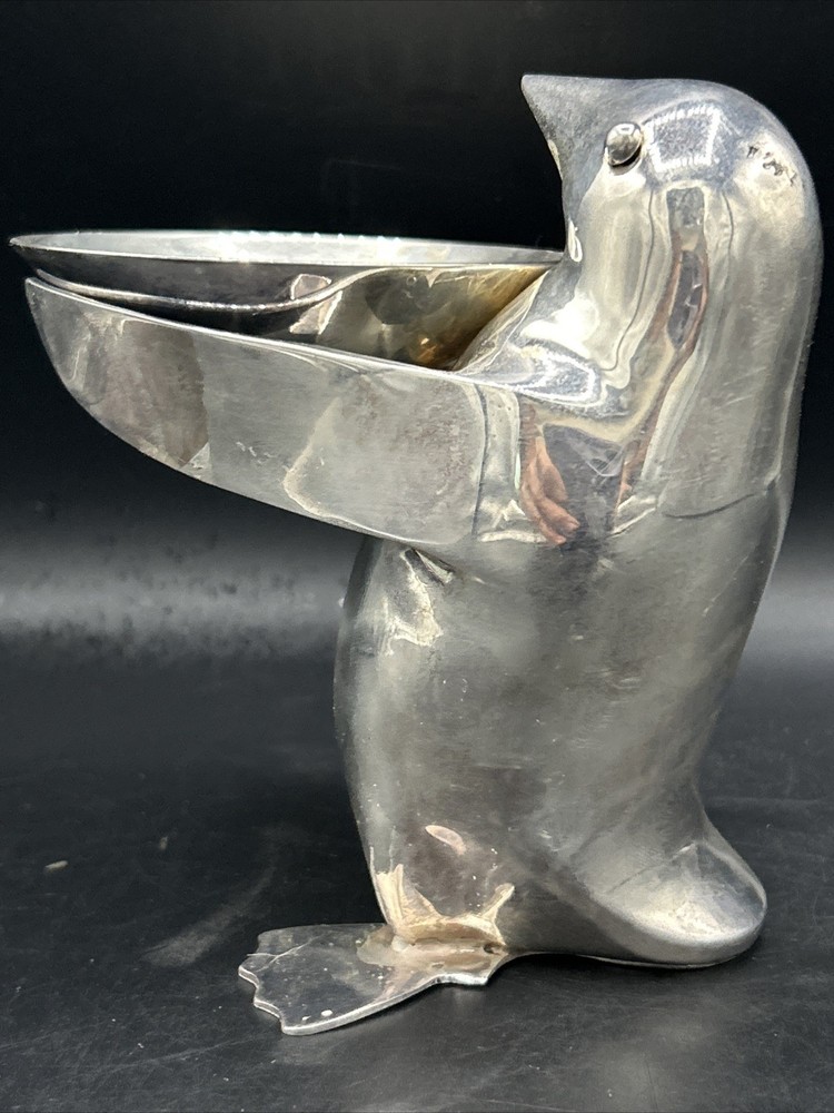 6” Penguin Silver Plate. Restoration Hardware India