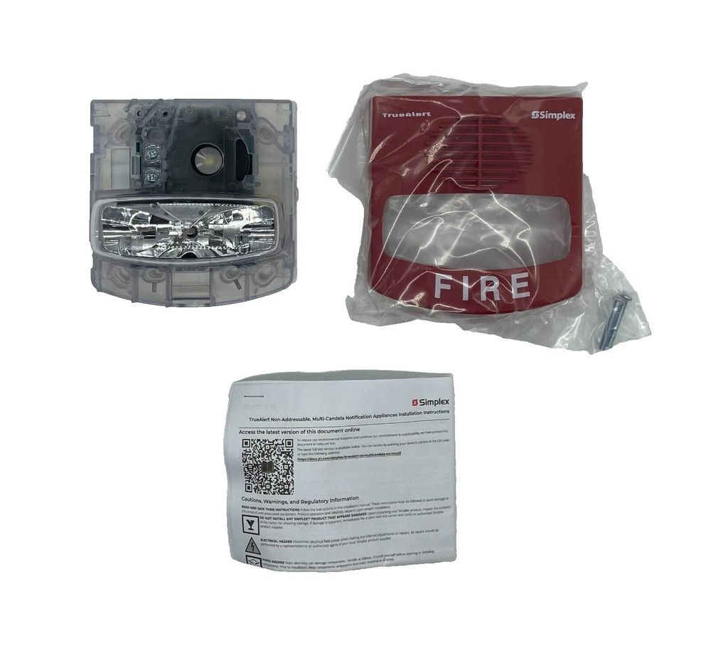 Simplex 4906-9127 Horn With Multi-Candela Strobe - Same Day Shipping (SEALED)