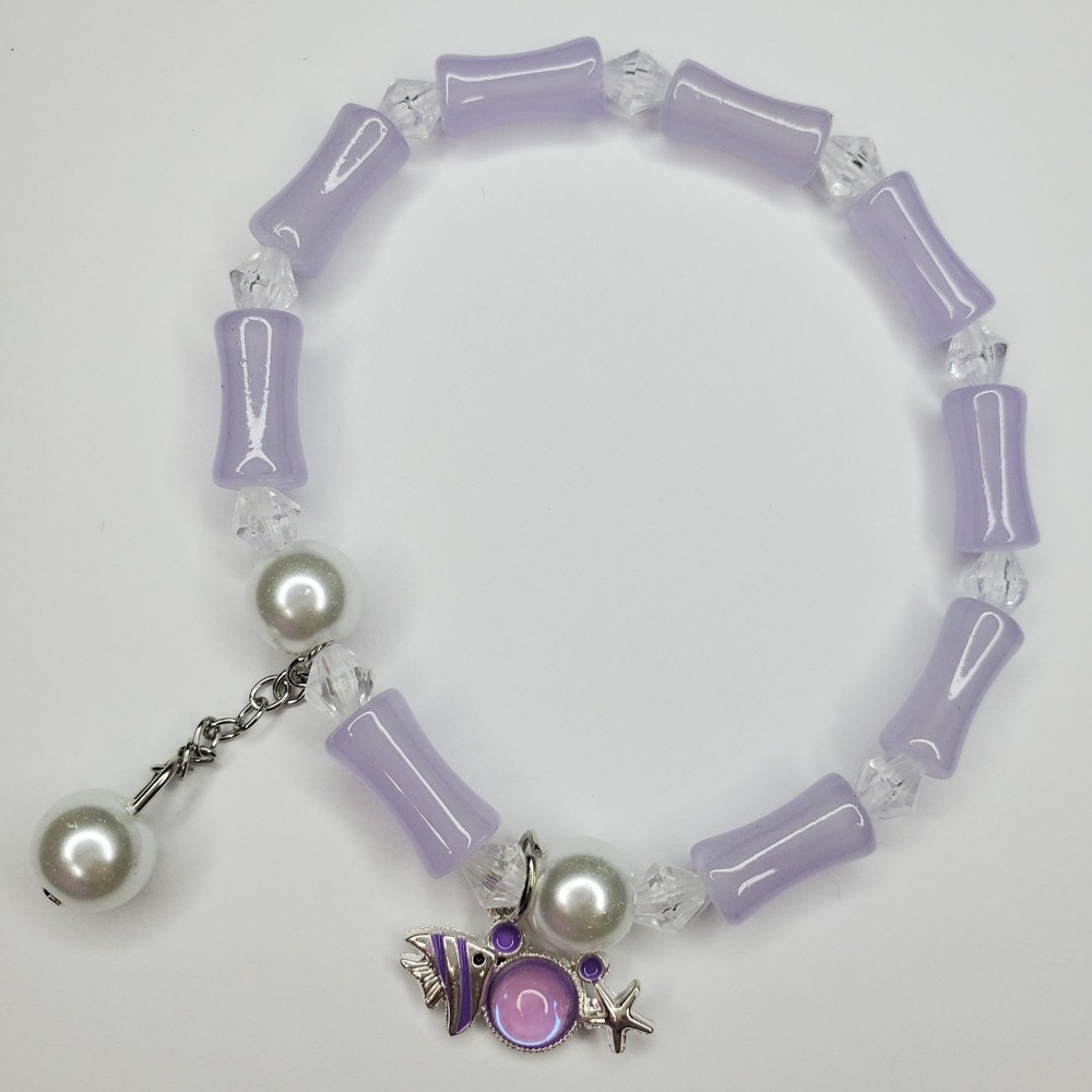 Hand crafted artisan unique gemstone bracelet