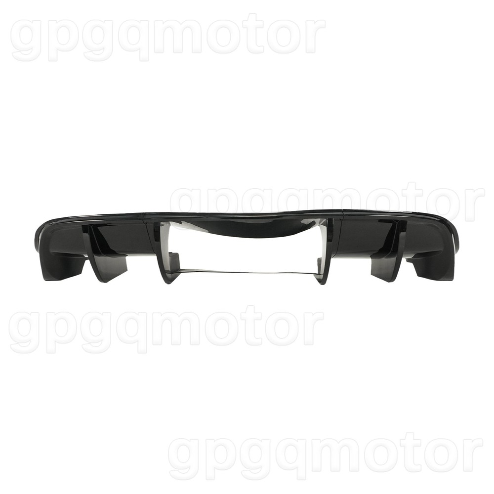 For Corvette C6 2005-2013 Performance Style Gloss Black Rear Bumper Lip Diffuser
