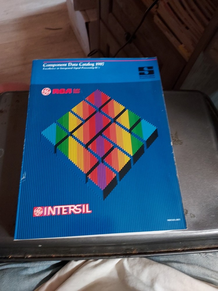 RCA INTERSIL BOOK COMPONENT DATA CATALOGF 1987