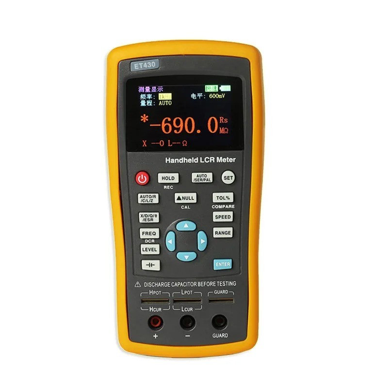LCR Digital Bridge Capacitance, Inductance, and Resistance Component Tester