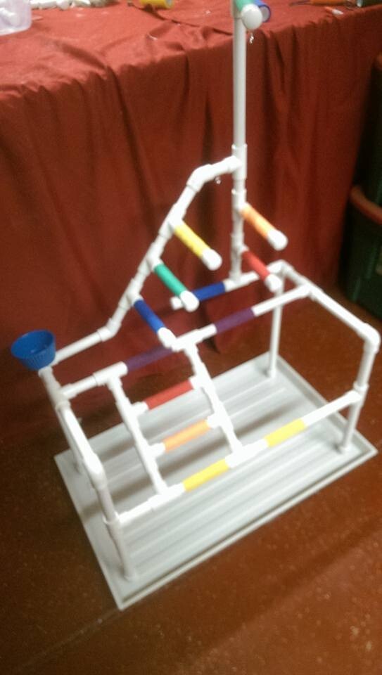 bird cage pan \ floor 16x23x1.5" poly