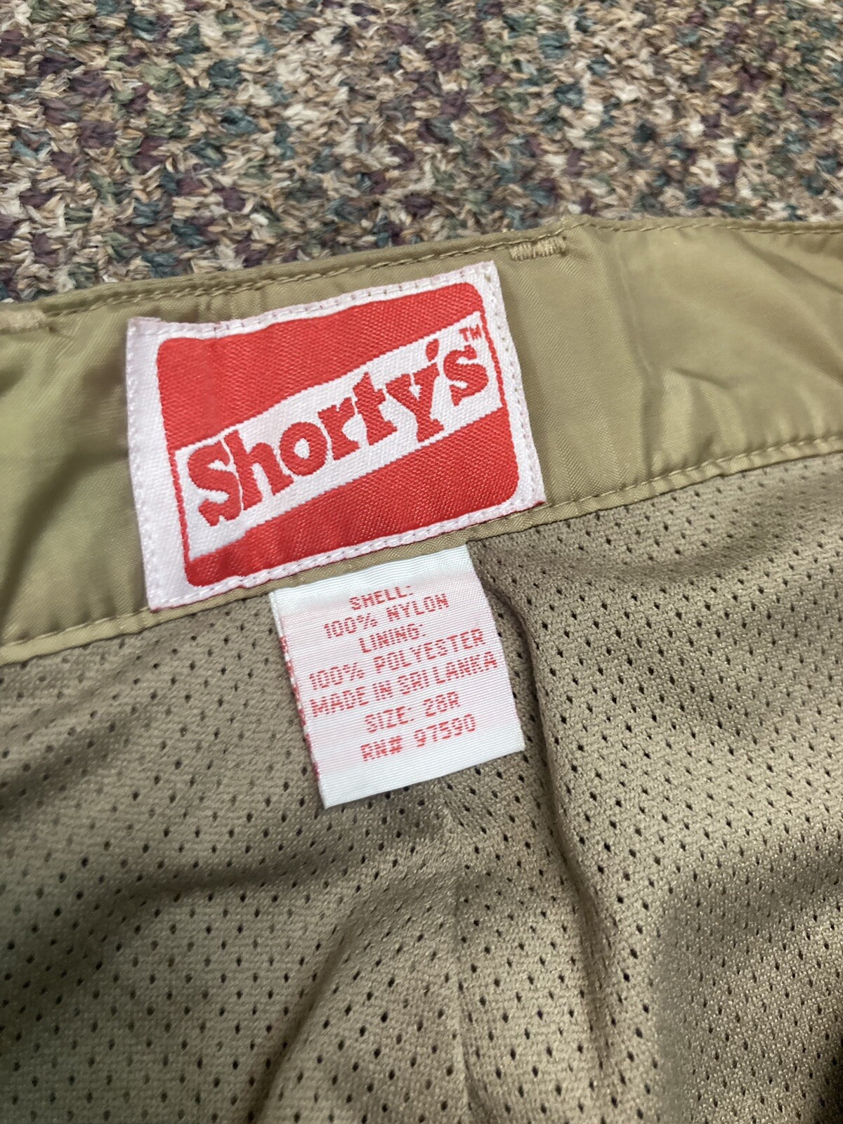VINTAGE 90s SHORTY’S SKATEBOARDS NYLON CONVERTIBLE PANTS SIZE 28R NEW