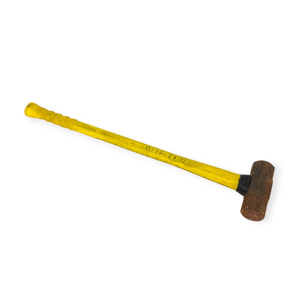 Engineering Double Faced Hammer, Steel Head, Yellow Handle
