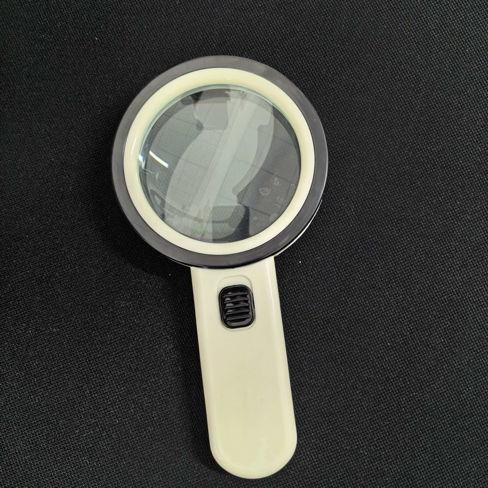 30X Jumbo Handheld Magnifying Glass w/ 12 Bright LED Light Illuminated Magnifier