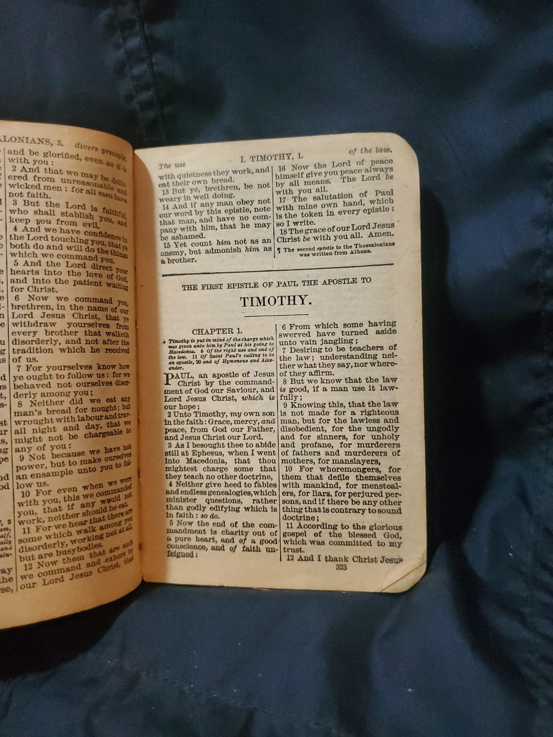 New Testament 1917 Pocked Sized Bible WWI US Army Navy Edition Inscribed