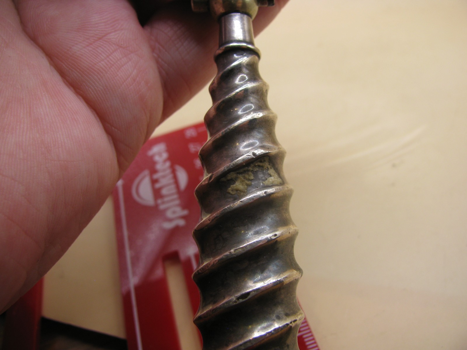 Birmingham Hallmarked Sterling Silver Sherlock Homes Style Magnifying Glass Lens