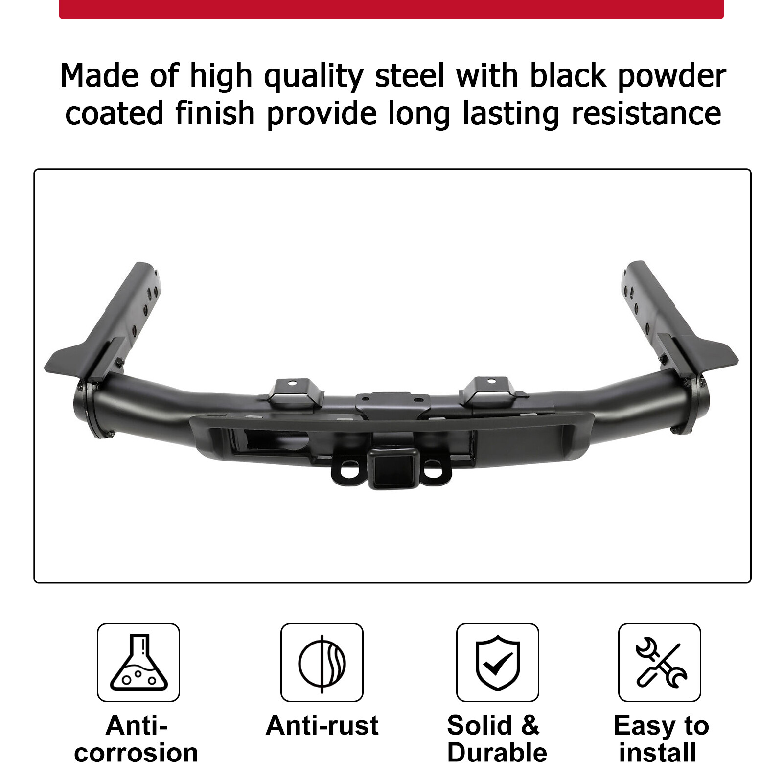 For Jeep Grand Cherokee 2011-2022 Trailer Hitch Receiver Hitch Bezel 82212180AD