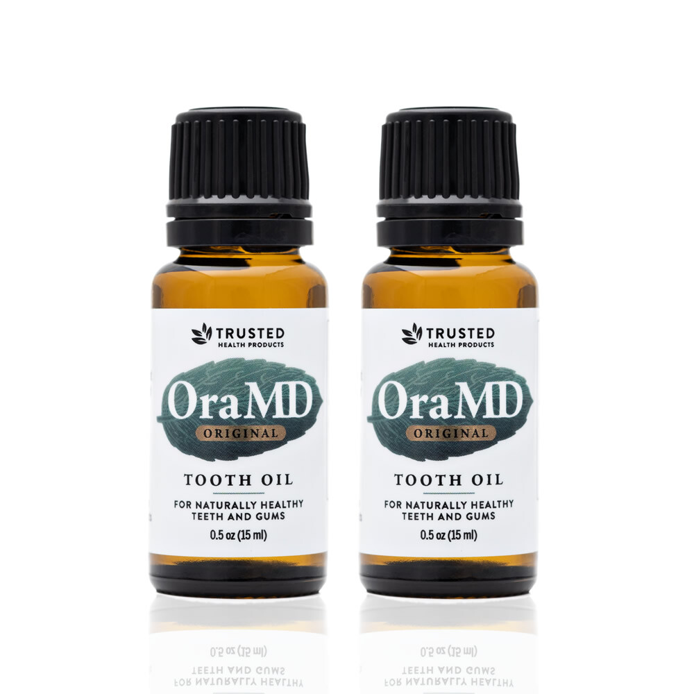 Two Pack OraMD Original Drops for Teeth and Gum, Gingivitis Bleeding Gums.