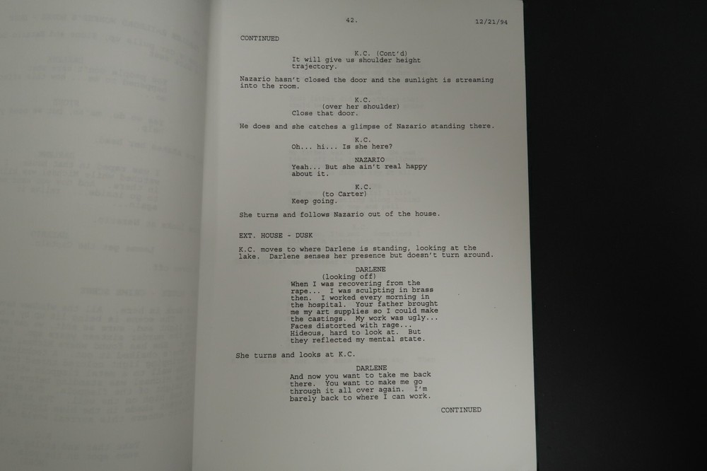 The Cold Case Squad Original TV Script Stephen J. Cannell Studios Collection