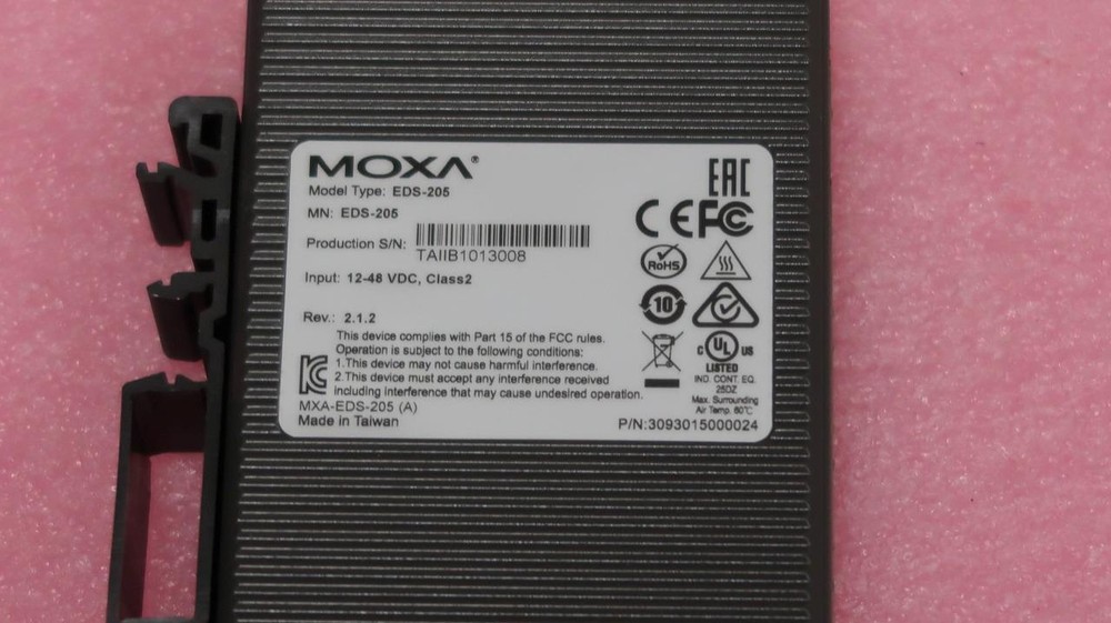 Moxa EDS-205 Ethernet Switch
