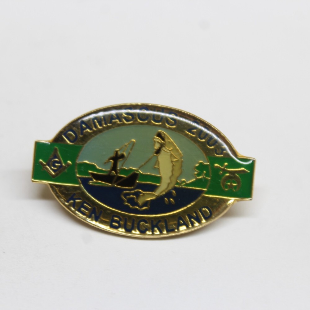 Damascus 2003 Ken Buckland Lapel Pin Masonic