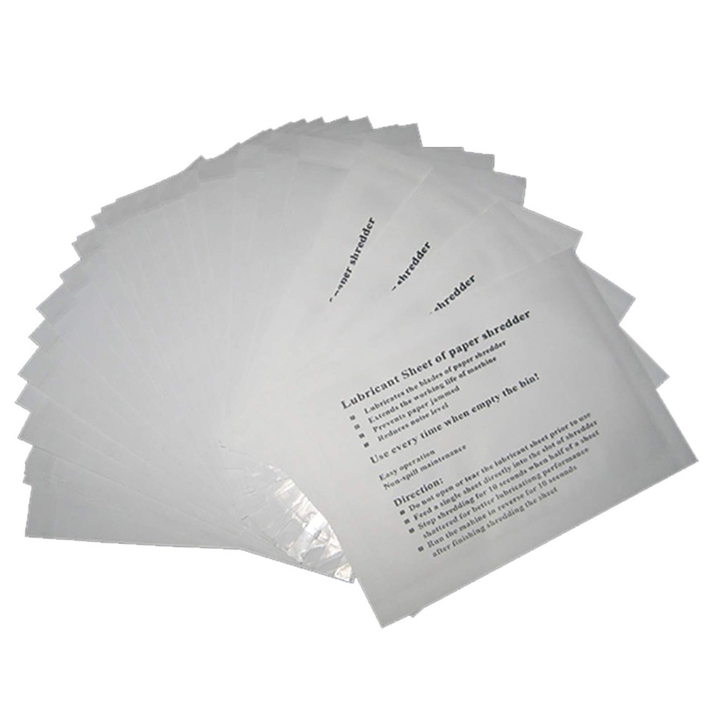 Shredder Lubricant Sheets (Pack of 24)