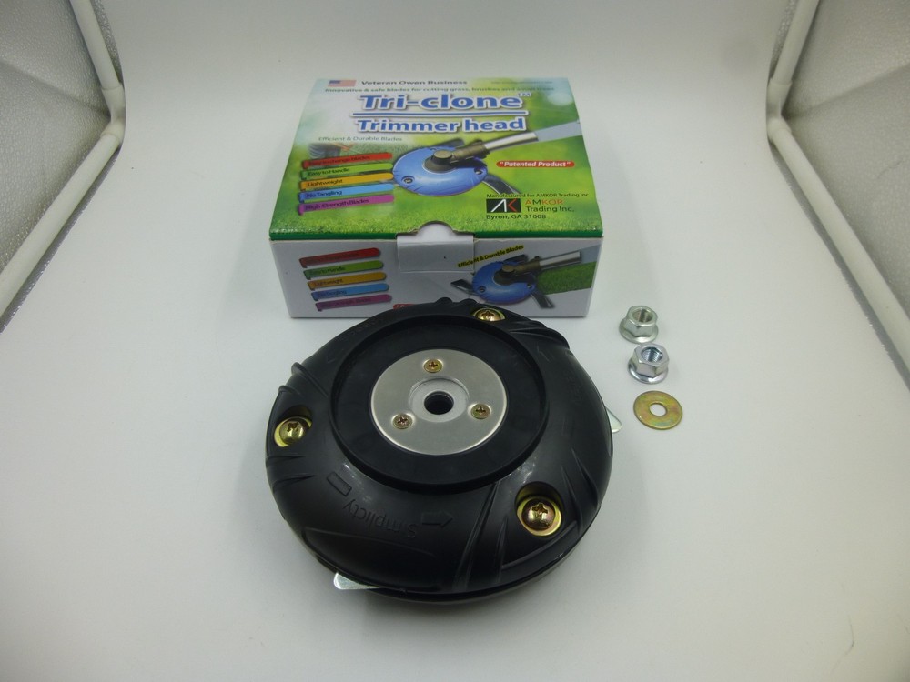 AMKOR Tri-clone Trimmer Head. Three Blade Conversion. New in Box / Prompt Ship
