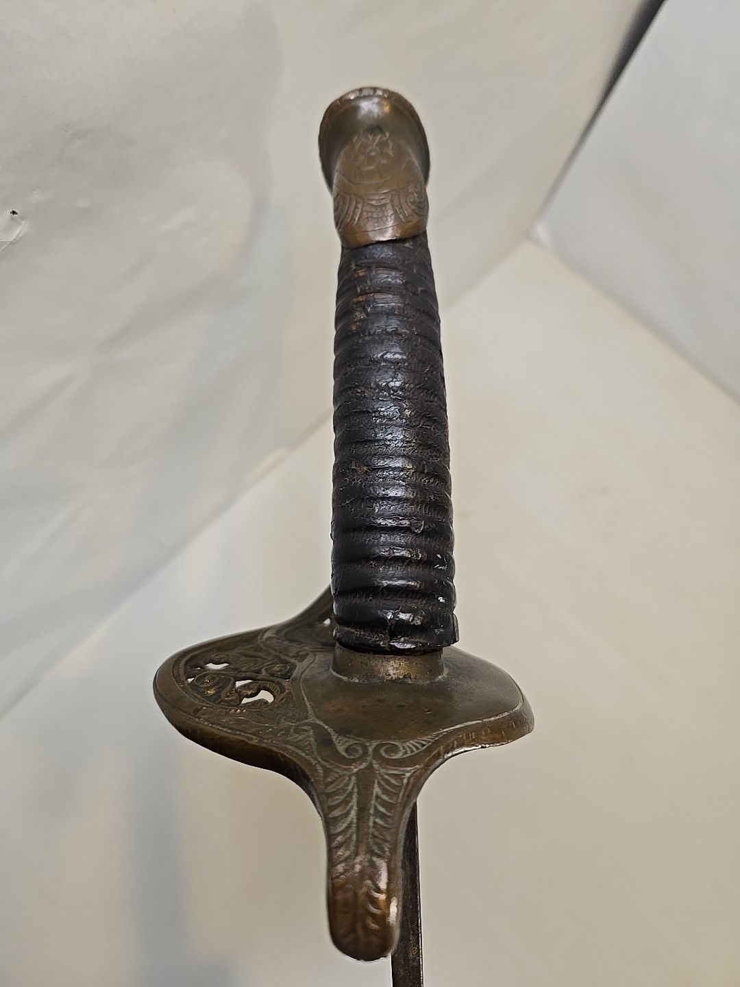 Civil War Model 1850 Foot Officers Sword with Scabbard, Used