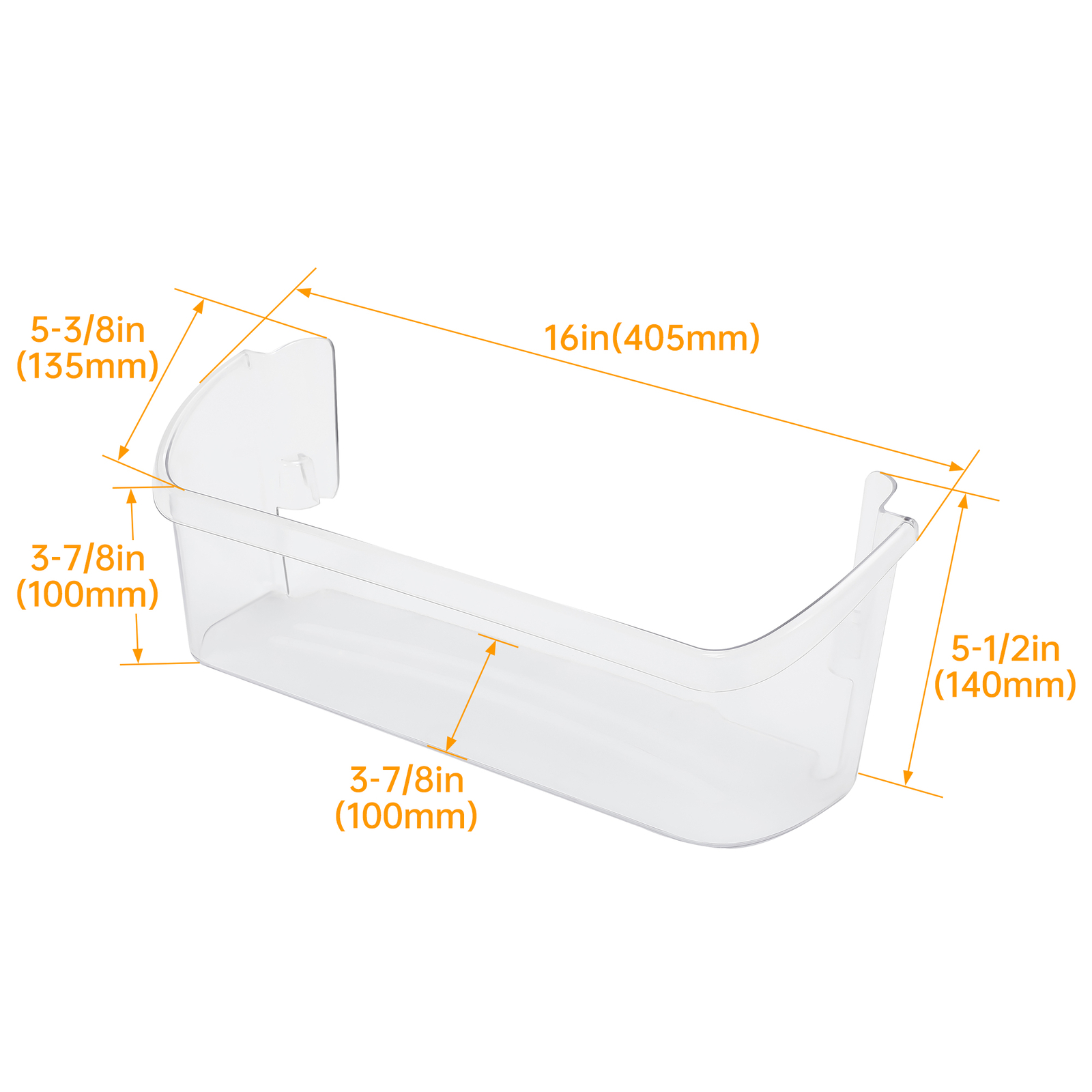 2 PACK 242126602 Refrigerator Door Bin Shelf Fit Frigidaire AP6278233 PS12364199