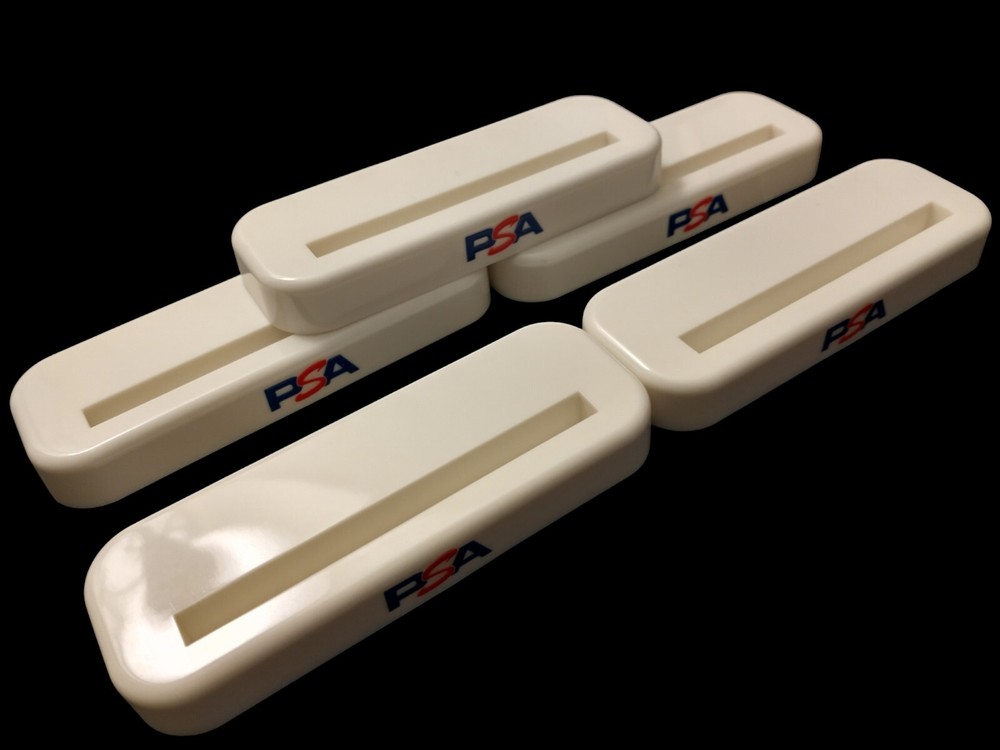 PSA GRADED DISPLAY CARD STAND WHITE ⭐ 5-PACK ⭐ WITH PSA LOGO
