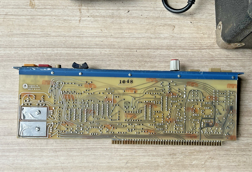 vintage Auditronics blueface 200-SLI stereo line input console module