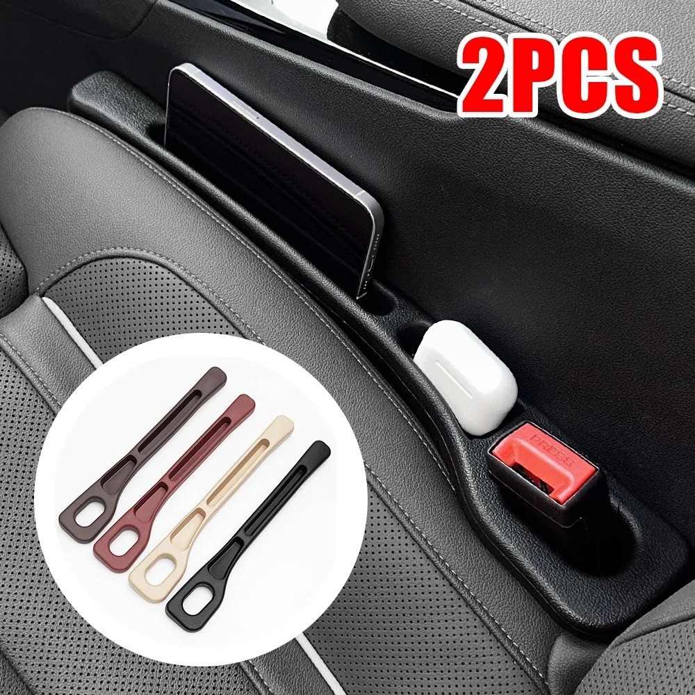 2Pcs Car Seat Gap Filler Universal Side Seam Plug Strip Leak-proof Filling Strip