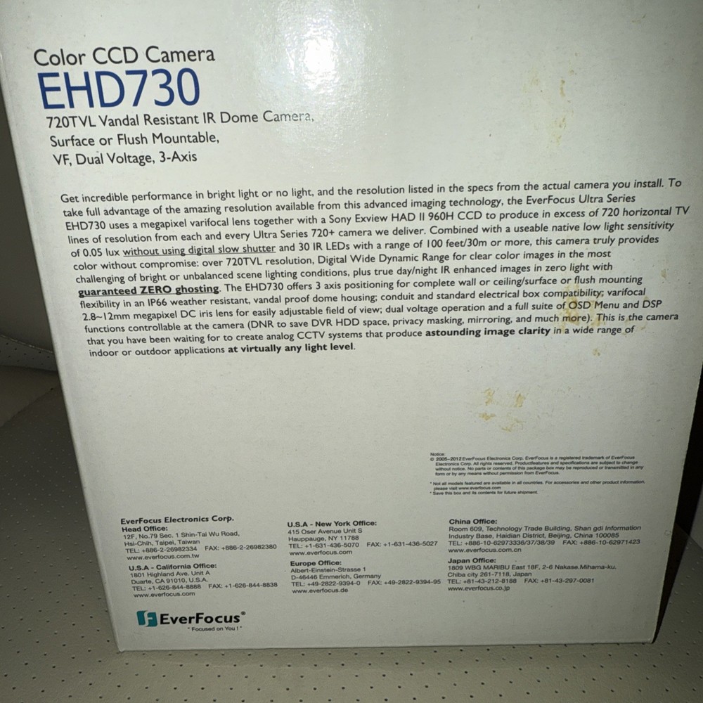 New Ever focus EHD730 Never Opened