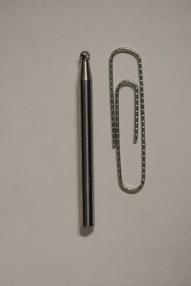 SD41D Ball Shape SOLID Carbide Burr Bur Cutting Tool Die Grinder Bit 1/8"