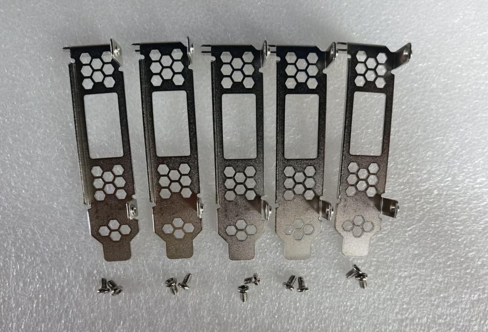  5pcs New Low Profile Bracket for DELL PERC H830 LSI SAS 9300-8e PCI-e HBA