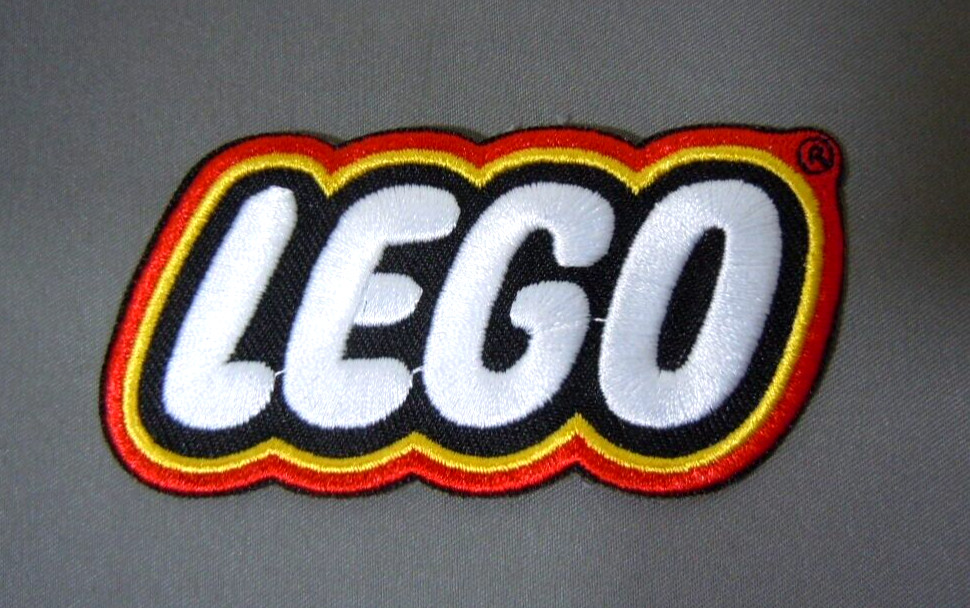 LEGO Iron-On Embroidered Patch - 3" x 1.5"
