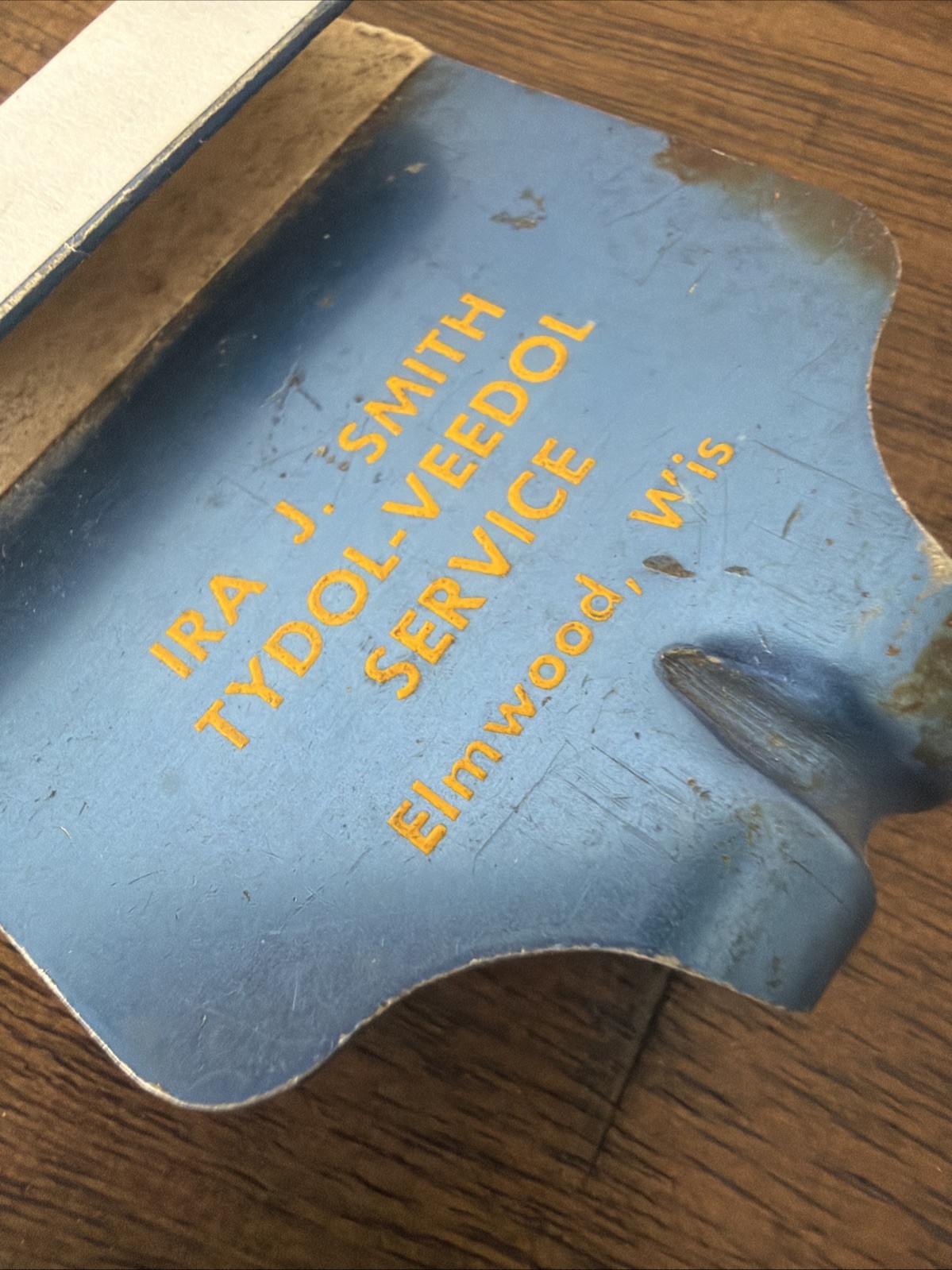 Wisconsin Elmwood IRA SMITH TYDOL VEEDOL Advertising Bag Holder Auto Oil Gas