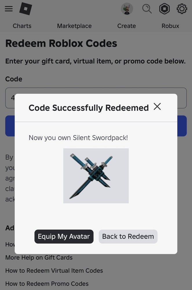 Roblox Silent Swordpack Toy Code - Sword Pack - Get it Fast within 24hr
