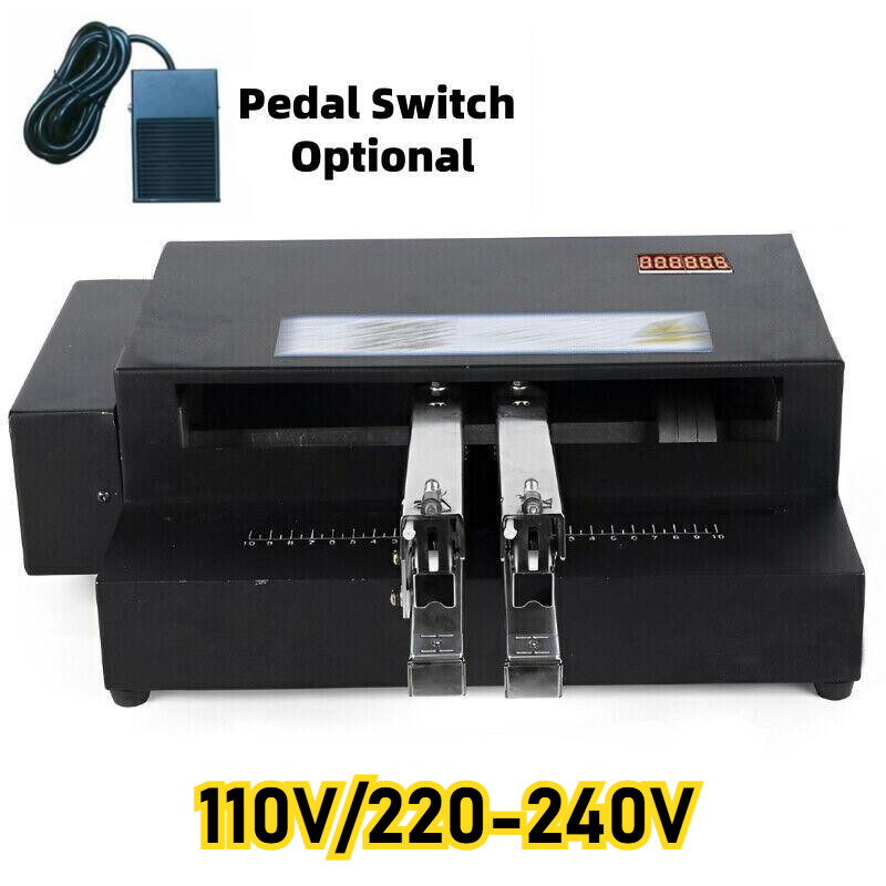 Double Head Stapler Multi-head Electric Card Binding Machine Automatic Binder