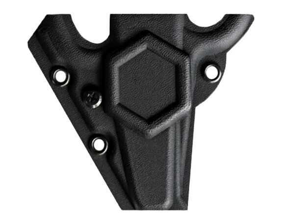 ONE SHEAR® Kydex MOLLE Closed Retention Holster - black