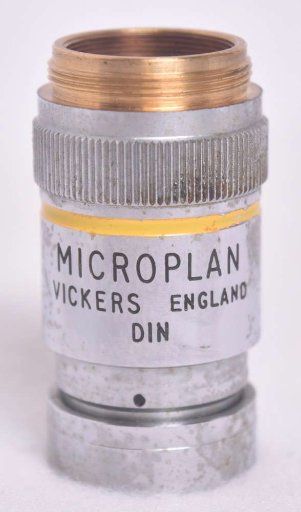 Vickers Microplan Objective Optics Microscope Lens 10/0-25 DD0418
