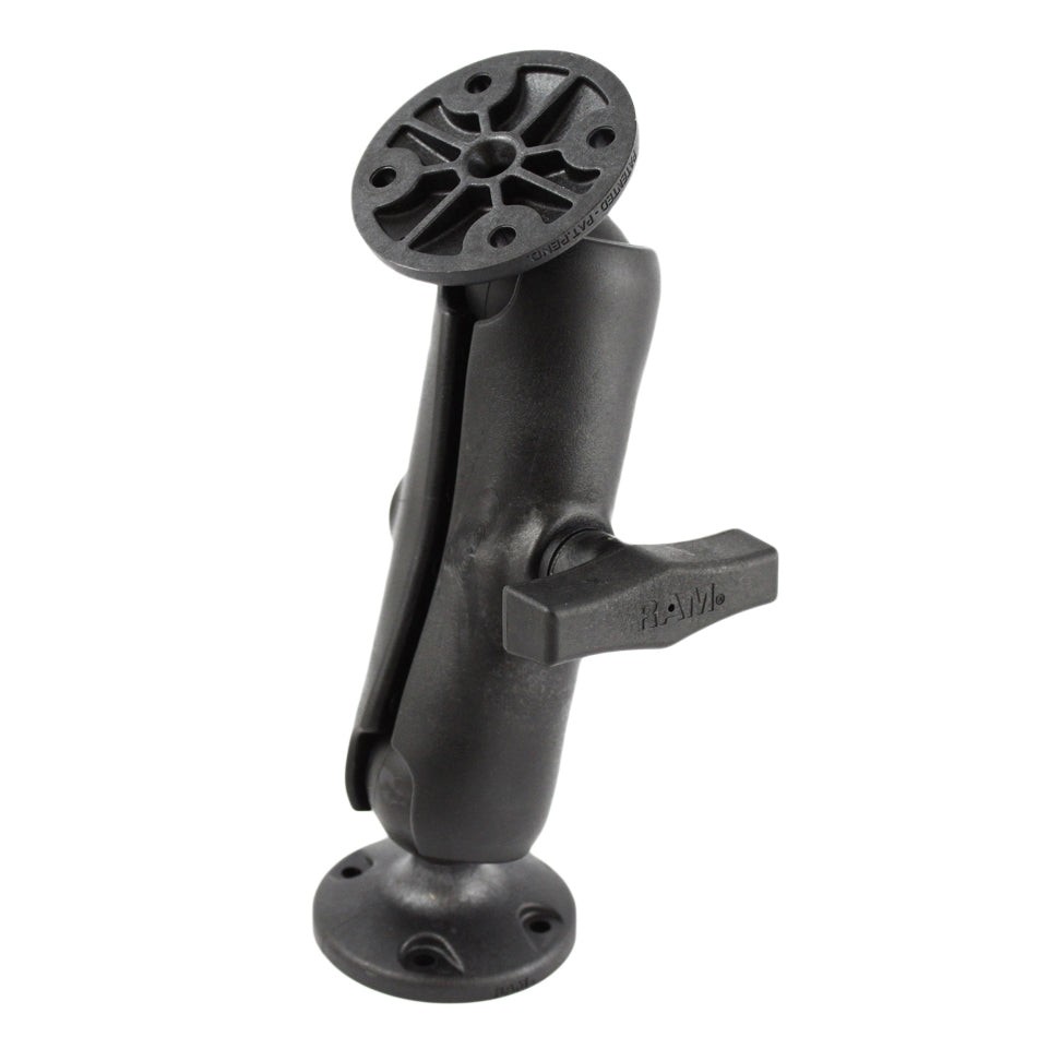 RAP-101U  RAM Composite Double Ball Mount with Two Roun...