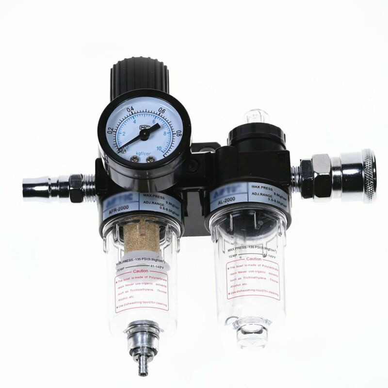 AFC2000 Plastic Air Source Treatment Filter Pressure Gauge Regulator Replacement