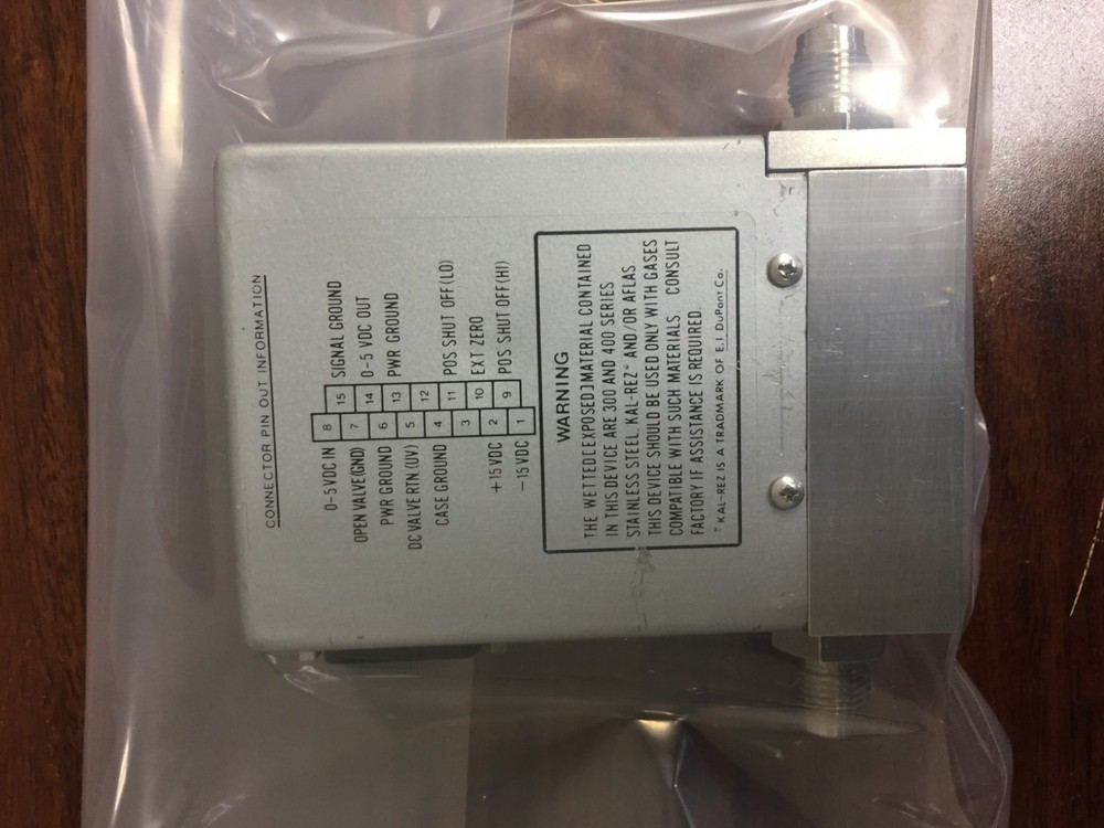 Vacuum General Model UC2-21S01 100 SCCM N2 Ultraflo Mass Flow Controller