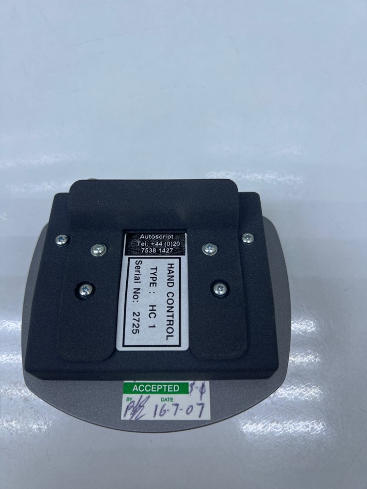 Autoscript WinPlus HC/1 Desktop Hand Control without cables