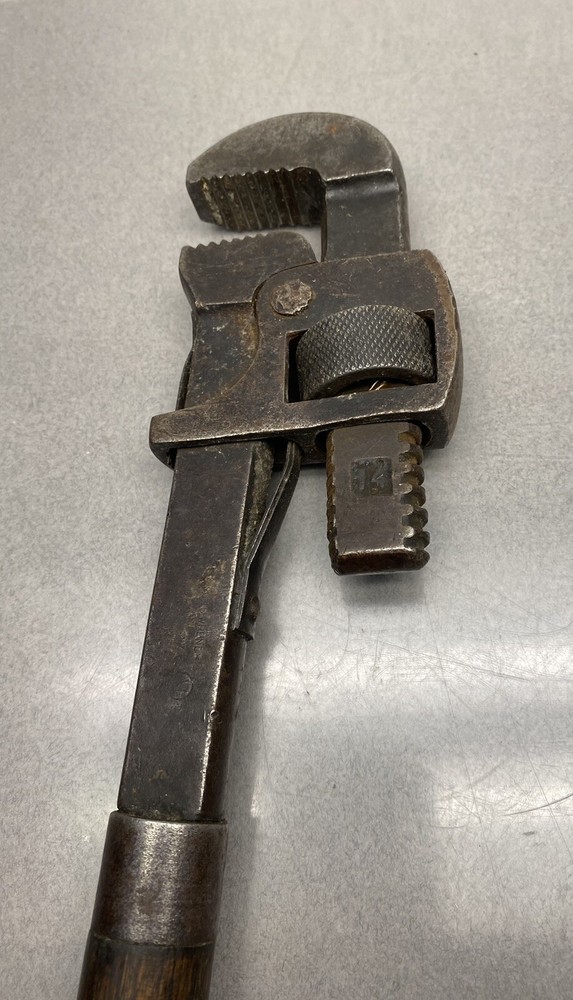 Vintage Pexto Adjustable Pipe Monkey Wrench Frozen