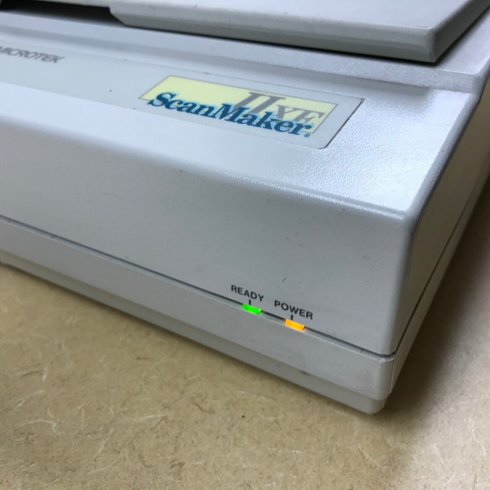 Microtek ScanMaker - powers up - FOR PARTS or FOR DISPLAY - scanner rare vintage