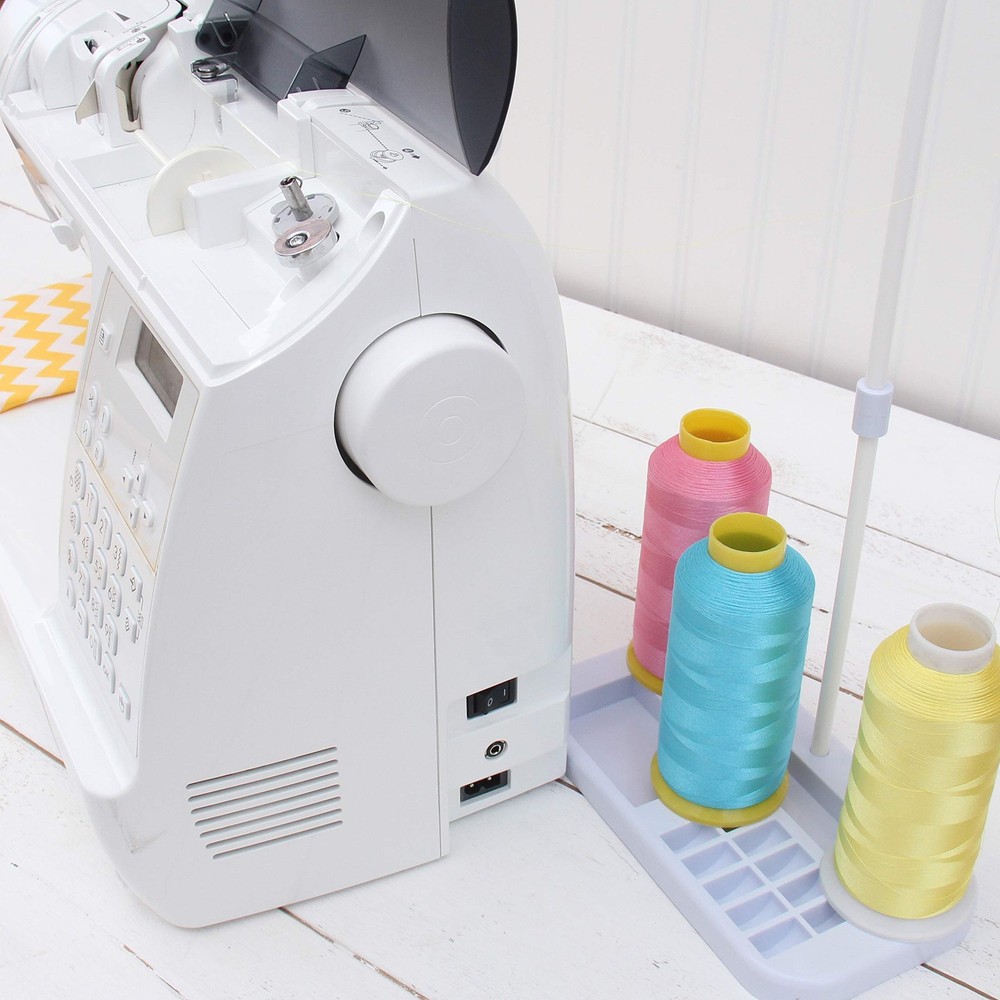 Large 5000m Cones Polyester Machine Embroidery Thread | Huge 5000M 5500 Yard ...