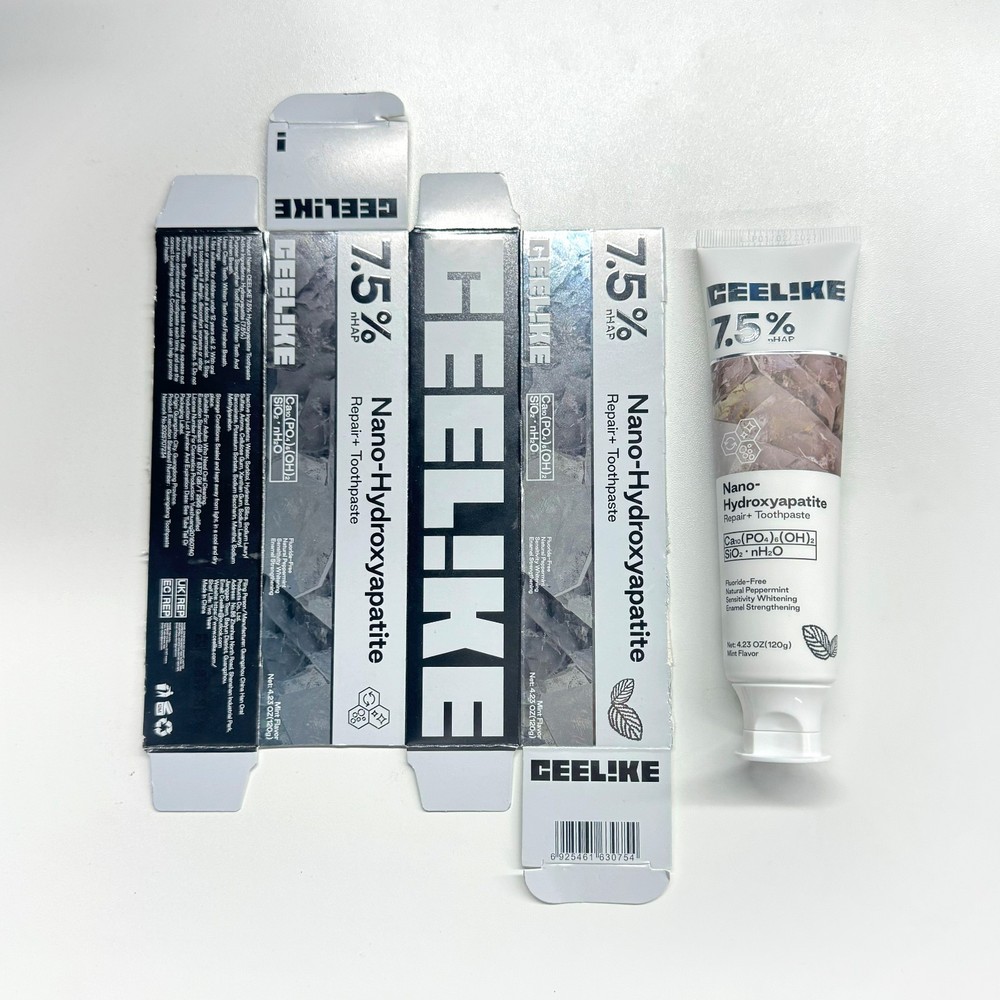 CEELIKE 7.5% Nano Hydroxyapatite Toothpaste - 2 x 4.23 oz
