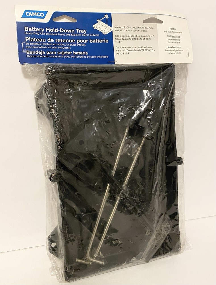 Camco Standard Battery Hold-Down Tray