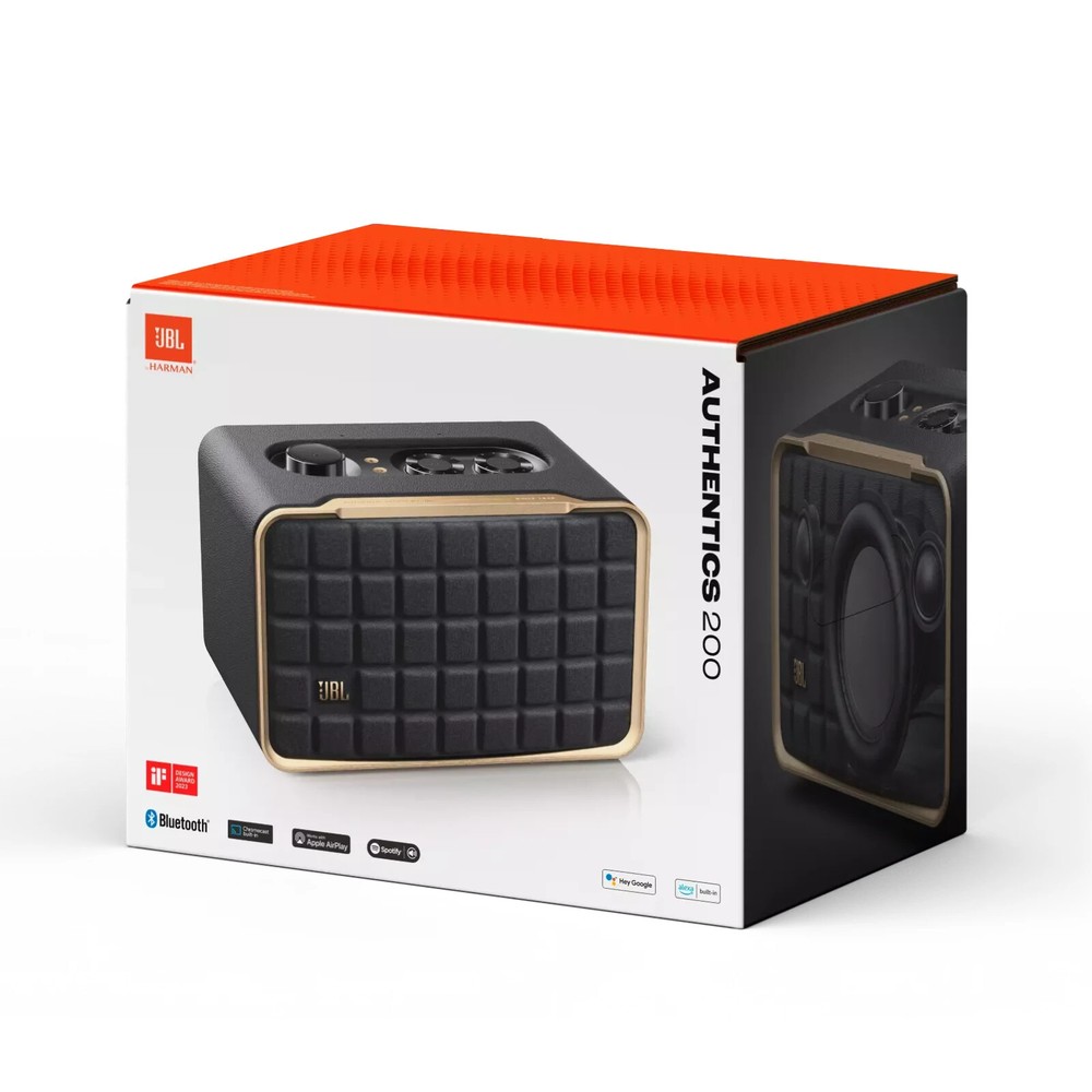 JBL Authentics 200 Smart Home Bluetooth Speaker (Black) *AUTHENTIC200